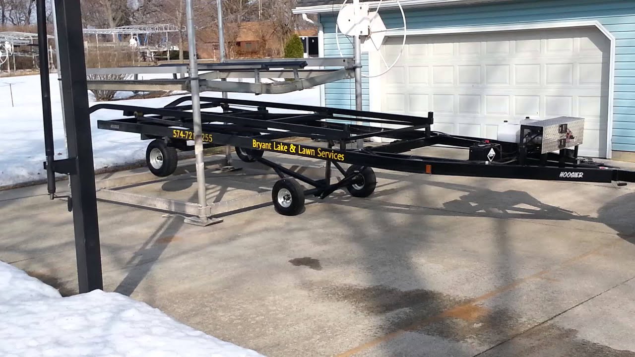 Bryant Boat Lift Trailer - YouTube