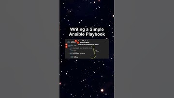 Writing a Simple Ansible Playbook #ai #artificialintelligence #machinelearning #aiagent Writing