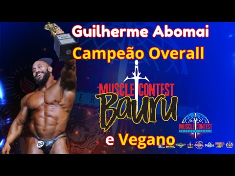 GUILHERME ABOMAI CAMPEÃO BODYBUILDING PESADO E VEGANO, É POSSÍVEL??