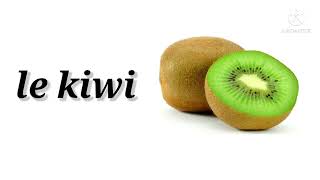 الخضر والفواكه باللغة الفرنسية les fruits et les légumes