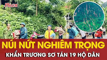 Nguy cơ sạt lở núi rình rập, di dời khẩn cấp 19 hộ dân ở Nghệ An - PLO