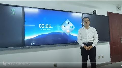 Lonbest Interactive Flat Panel Lanbeisite Touch screen Education Display Smart Whiteboard Demo video