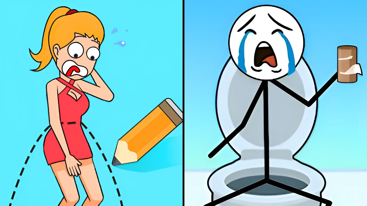 Thief Puzzle vs Draw Puzzle — Satisfying ASMR Funny Video Walktrough Gameplay Best iOS Android Games