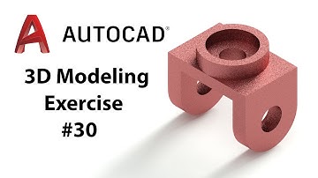 AutoCAD 3D Modeling - Exercise #30 - Basic to Advance in Hindi