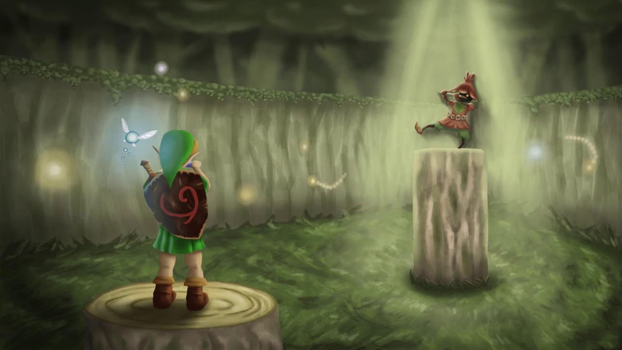 Ocarina of Time Lost Woods Remix YouTube