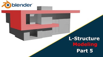 Modern house in Blender - Full tutorial series - Part 5
