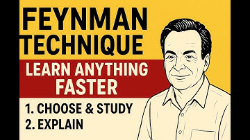 The Feynman Technique – Learn Anything Faster and Smarter!