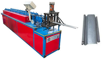 Side punching hole shutter door roll forming machine | punching hole roller shutter door machine