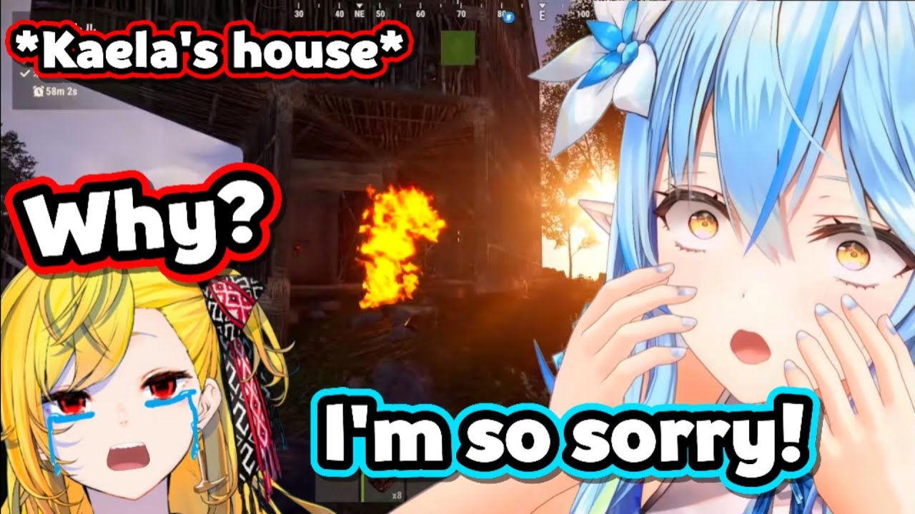Lamy Accidentally Blew Up Kaela's House and Panicked【Hololive】