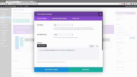 Creating Semi-Transparent Backgrounds With Divi Theme