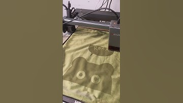 Laser engraving on fabric? Yes—and it stays right where it should.OLM3 20W #ortur #laser #diy