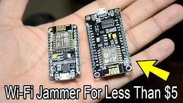 How To Make A Cheap Wi-Fi Jammer At Home Using Node MCU + Full Setup | No Programming Or Code Needed