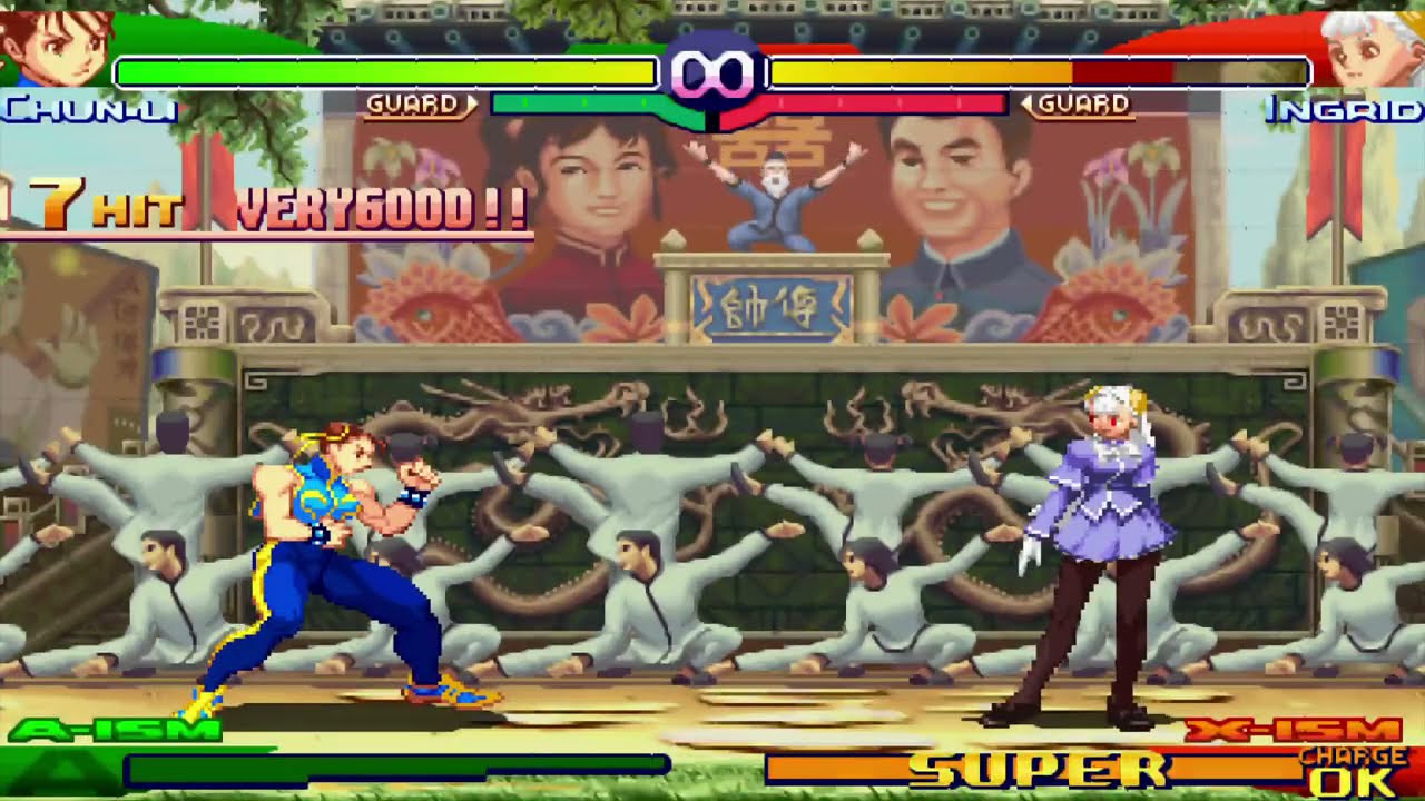 Street Fighter Alpha 3 MAX All Super Moves 
