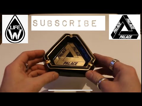 Palace Tri Ferg Ashtray Black Gold Skateboards SS21 Week 1 - YouTube