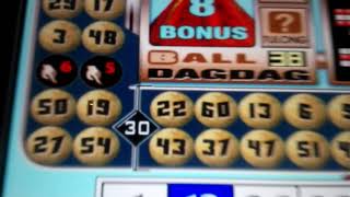E BINGO VOLCANOES MACHINE COVER ALL & BONUS 2