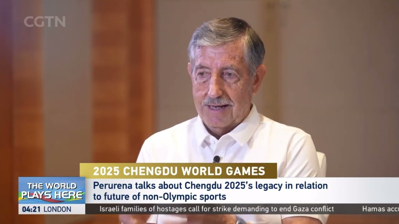 Exclusive x IWGA President Jose Perurena: "Chengdu would host the best World Games in its history."