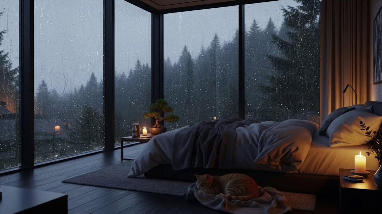 Sleep Better Tonight with Gentle Rain & Soothing Piano Music
