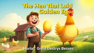 The Hen and the Golden Eggs | Animated Moral Story for Children | Be Grateful, Not Greedy