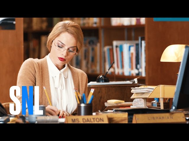 The Librarian - SNL class=