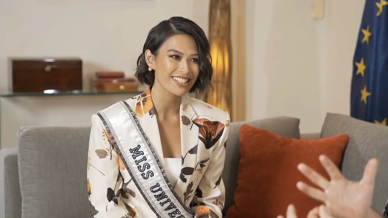 Empowering dialogues with H. E. Luc Véron and Ms. Universe Michelle Marquez Dee in EUYouTalk