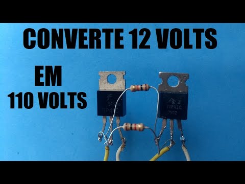 Como Converter  12 Volts Em 110 Volts
