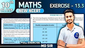Class 10 Maths Chapter 13 | Statistics | Exercise 13.3 Solutions