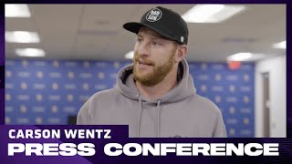 Carson Wentz Talks Season-Ending Shoulder Injury & His Decision To Keep Playing