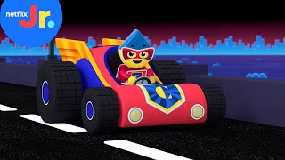 Catbot and a Racecar 🏎️ Charlie's Colorforms City | Netflix Jr screenshot 4