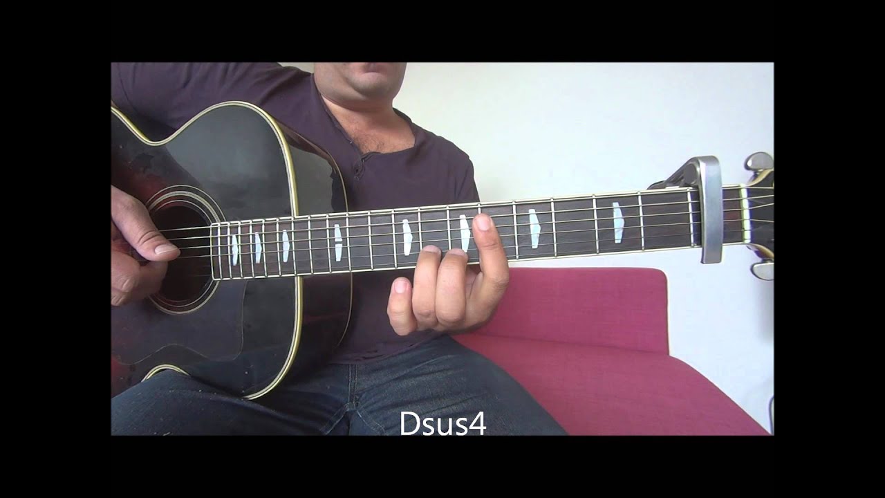 Run to you Whitney Houston intro guitar part 1 tutorial YouTube