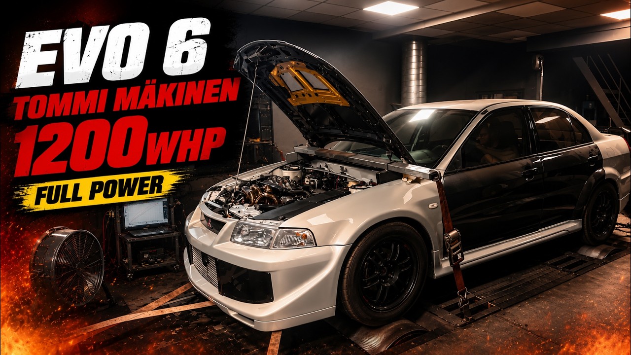 1200WHP EVO 6 TOMMI MÄKINEN | INSANE DYNO PULL! Fastest in the
