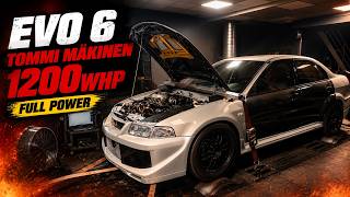 1200WHP EVO 6 TOMMI MÄKINEN | INSANE DYNO PULL! Fastest in the world ?