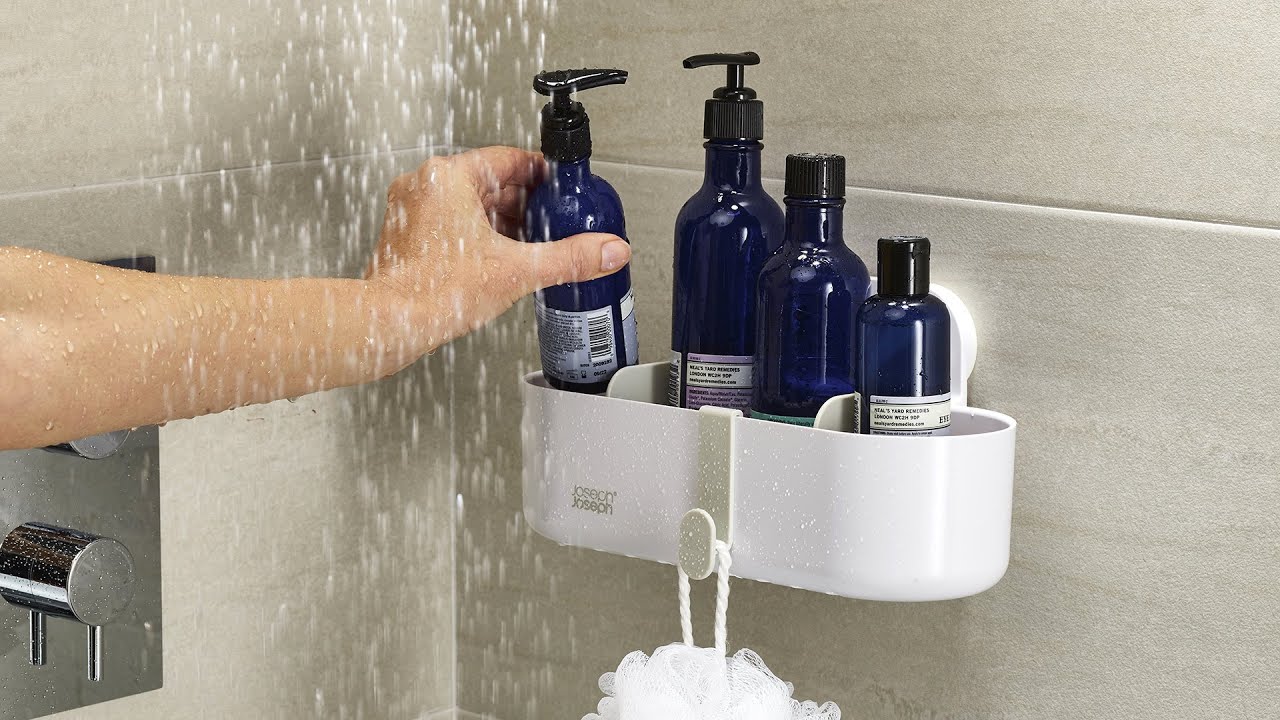 Bathroom wall mounted shower gel shampoo bottle holder wall super