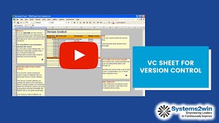 VC sheet for Version Control