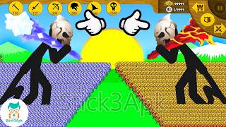 Who Will Win? ICE NATION vs LAVA EMPIRE x9999 Army | Stick War Legacy | Stick3Apk screenshot 1
