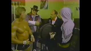 Roddy Piper, Paul Orndorff & Bob Orton train for WrestleMania (03-16-1985)