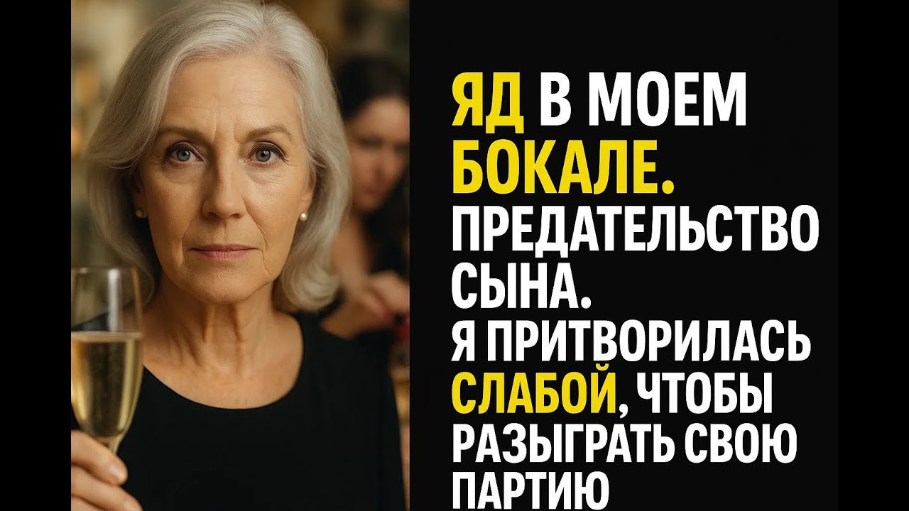 На празднике в мою честь невестка добавила яд в шампанское. Я видела всё и притворилась жертвой