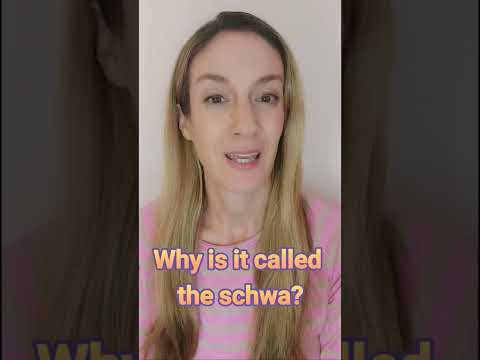 Video: Mengapa disebut schwa?