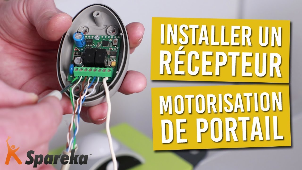 Comment Brancher Un Recepteur Sur Une Motorisation Youtube