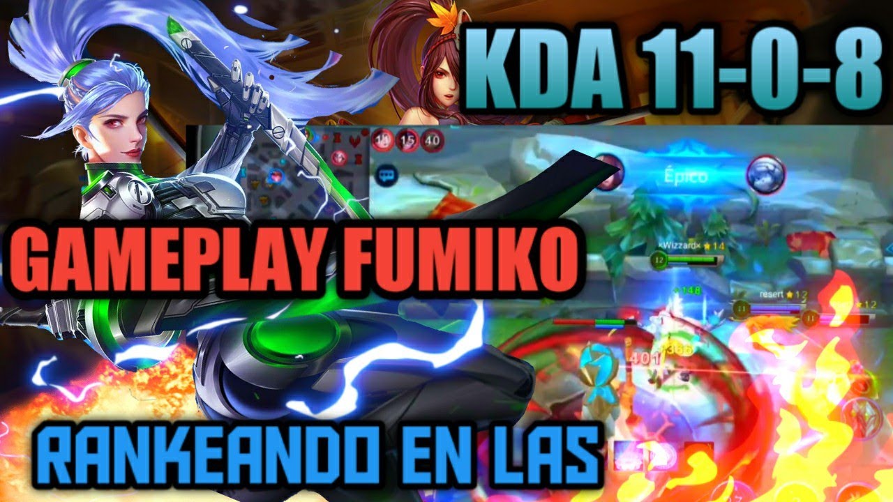 Fumiko Gameplay DAÑO INSANO😨😨 - Heroes Evolved