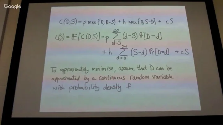 AOR Lecture 13: Single Period Stochastic Model