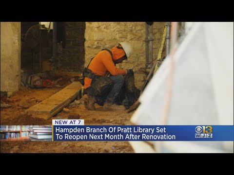 Hampden Branch Of Pratt Library Set To Reopen Next Month