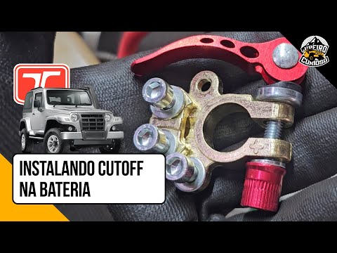Instalei um CORTA-CORRENTE no Jeep Troller! Adeus bateria descarregada