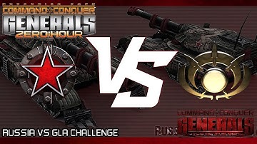 RISE OF THE REDS 1.87 (2.0) Generals Zero Hour - RUSSIA VS GLA Challenge