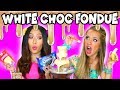 White Chocolate Fondue Challenge: Gummy Bears and Unusual Lunch Meat. Totally TV