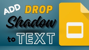 How to Add Drop Shadow to Text in Google Slides (Format Options)