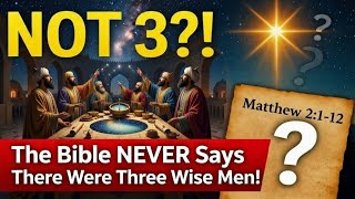 They Weren’t Three: The Truth About the Wise Men — No Kings, No Manger.