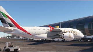 MSFS | Dubai (OMDB) - Athens (LGAV) | A380-800 | Emirates