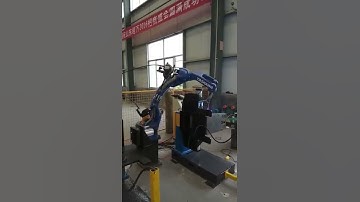 Welding Positioner Automates Tasks #weldingpositioner #Singleaxispositioner #weldingrotarytable