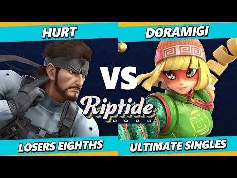 Riptide 2026 TOP 8 - Hurt (Snake) Vs. Doramigi (Min Min) Smash Ultimate - SSBU