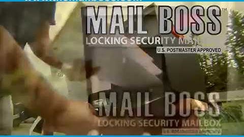 Mail Boss Locking Security Mailbox Commercial